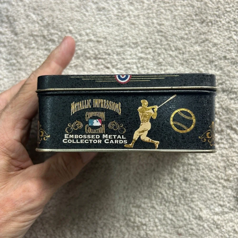 Metallic Impressions Willie Mays Embossed Metal Cards Tin 1995 MLB Retro